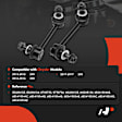 APCA8754 2 Pcs Rear Driver & Passenger Stabilizer Sway Bar Link