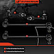 APCA8755 4 Pcs Front & Rear Sway Bar Link Kit