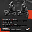 APCA8759 2 Pcs Front Lower Ball Joint Kit
