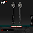 APCA8767 2 Pcs Front Inner Steering Tie Rod End