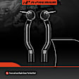 APCA8877 2 Pcs Front Outer Tie Rod End with Ball Joint