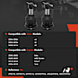APCA8886 2 Pcs Front Lower Ball Joint Kit