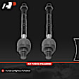 APCA8894 2 Pcs Front Inner Tie Rod End