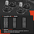 APCA8974 2 Pcs Front Lower Ball Joints Kit