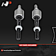 APCA9016 2 Pcs Front Inner Tie Rod End