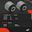APCA9026 2 Pcs Rear Upper Outer Control Arm Bushing