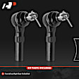APCA9027 2 Pcs Front Outer Tie Rod End