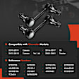 APCA9073 2 Pcs Rear Sway Bar Link Kit