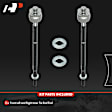 APCA9079 2 Pcs Front Inner Tie Rod End