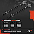 APCA9085 2 Pcs Front Driver & Passenger Inner Steering Tie Rod End