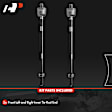 APCA9085 2 Pcs Front Driver & Passenger Inner Steering Tie Rod End