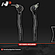 APCA9163 2 Pcs Front Driver & Passenger Outer Tie Rod End