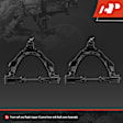 APCA9170 2 Pcs Front Upper Control Arm & Ball Joint Assembly