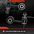 APCA9220 2 Pcs Front Sway Bar Link with Ball Joint