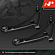 APCA9252 2 Pcs Front Lower Control Arm & Ball Joint Assembly