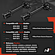 APCA9255 2 Pcs Rear Driver and Passenger Sway Bar Link