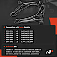 APCA9260 2 Pcs Front Driver & Passenger Lower Control Arm Kit