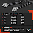 APCA9289 2 Pcs Front Driver & Passenger Inner Steering Tie Rod End