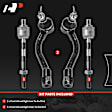 APCA9308 4 Pcs Front Inner & Outer Tie Rod End Kit