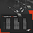 APCA9312 4 Pcs Front Inner & Outer Tie Rod End Kit