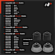 APCA9342 4 Pcs Front Lower Forward & Rearward Control Arm Bushing