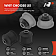APCA9342 4 Pcs Front Lower Forward & Rearward Control Arm Bushing