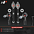 APCA9371 4 Pcs Front Inner & Outer Tie Rod End