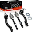APCA9377 4 Pcs Front Inner & Outer Tie Rod End Kit
