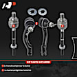 APCA9377 4 Pcs Front Inner & Outer Tie Rod End Kit