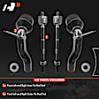 APCA9385 4 Pcs Front Inner & Outer Steering Tie Rod End