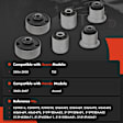 APCA9394 6 Pcs Front Control Arm Bushings