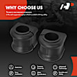 APCA9532 2 Pcs Front or Rear Sway Bar Bushing Kit