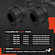 APCA9544 2 Pcs Front To Frame Sway Bar Bushing Kit