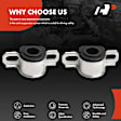 APCA9559 2 Pcs Front To Frame Stabilizer Sway Bar Bushing Kit