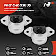 2-Pc Stabilizer Bar Bushing, Front Driver & Passenger A-Premium APCA9580