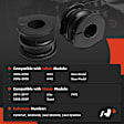 APCA9604 2 Pcs Rear To Frame Sway Bar Bushing Kit