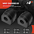 APCA9619 2 Pcs Front To Frame Sway Bar Bushing Kit