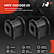 APCA9653 2 Pcs Rear Sway Bar Bushing