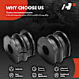 APCA9668 2 Pcs Rear To Frame Stabilizer Bar Bushing