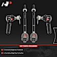 APCA9777 4 Pcs Front Inner & Outer Tie Rod Set