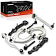 APCA9847 8 Pcs Front Control Arm & Tie Rod End