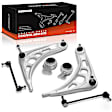 APCA9868 6 Pcs Front Control Arm with Ball Joint Sway Bar Link