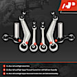 APCA9872 6 Pcs Rear Suspension Control Arm and Ball Joint Assembly