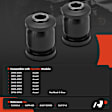 APCA9890 2 Pcs Front Lower Forward Suspension Control Arm Bushing
