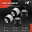 APCA9931 4 Pcs Front Lower Forward & Rearward Control Arm Bushing Kit