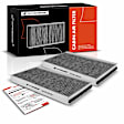 APCAF028 2 Pcs Activated Carbon Cabin Air Filter