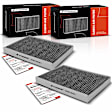 APCAF061 2 Pcs Activated Carbon Cabin Air Filter