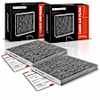 APCAF072 2 Pcs Activated Carbon Cabin Air Filter