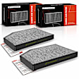 APCAF076 2x Activated Carbon Cabin Air Filter