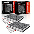 APCAF078 2 Pcs Activated Carbon Cabin Air Filter